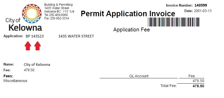 Permit payment